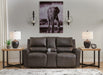 Boxmere Power Reclining Loveseat with Console - Venta Furnishings (San Antonio,TX)