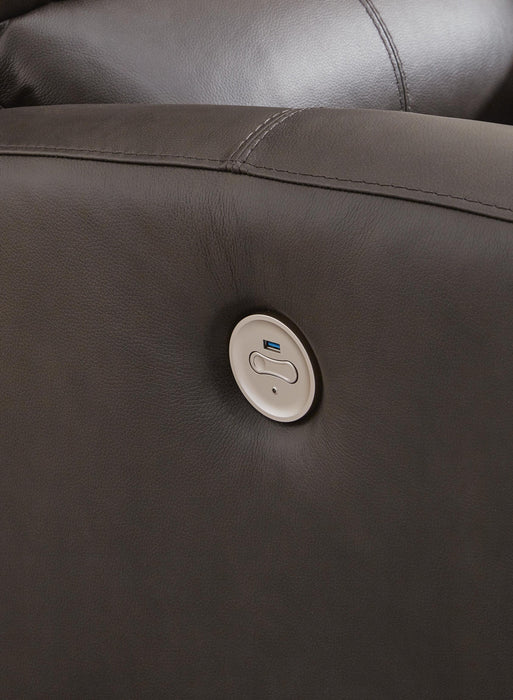 Boxmere Power Reclining Loveseat with Console - Venta Furnishings (San Antonio,TX)