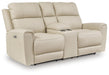 Dahlmoore Power Reclining Loveseat with Console - Venta Furnishings (San Antonio,TX)