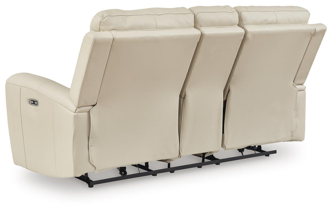 Dahlmoore Power Reclining Loveseat with Console - Venta Furnishings (San Antonio,TX)
