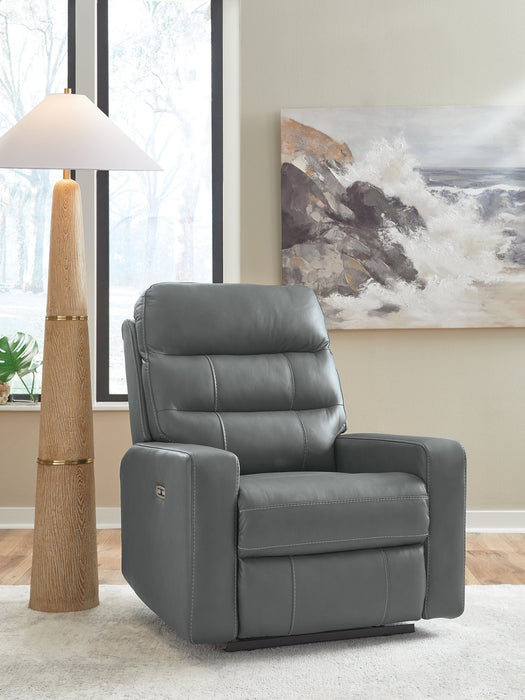 Pennacle Pier Power Recliner - Venta Furnishings (San Antonio,TX)