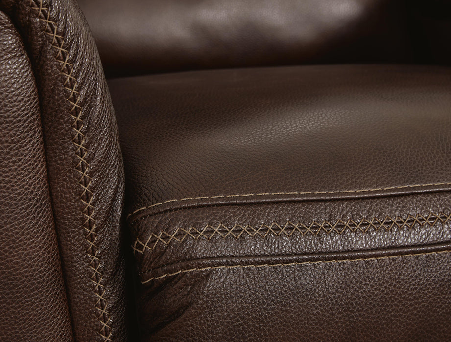 Alessandro Power Reclining Loveseat with Console - Venta Furnishings (San Antonio,TX)