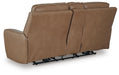 DeepWakes Power Reclining Loveseat with Console - Venta Furnishings (San Antonio,TX)