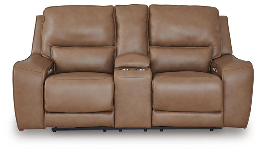 DeepWakes Power Reclining Loveseat with Console - Venta Furnishings (San Antonio,TX)