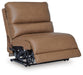 DeepWakes Reclining Sectional with Storage Console - Venta Furnishings (San Antonio,TX)