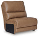 DeepWakes Reclining Sectional with Storage Console - Venta Furnishings (San Antonio,TX)