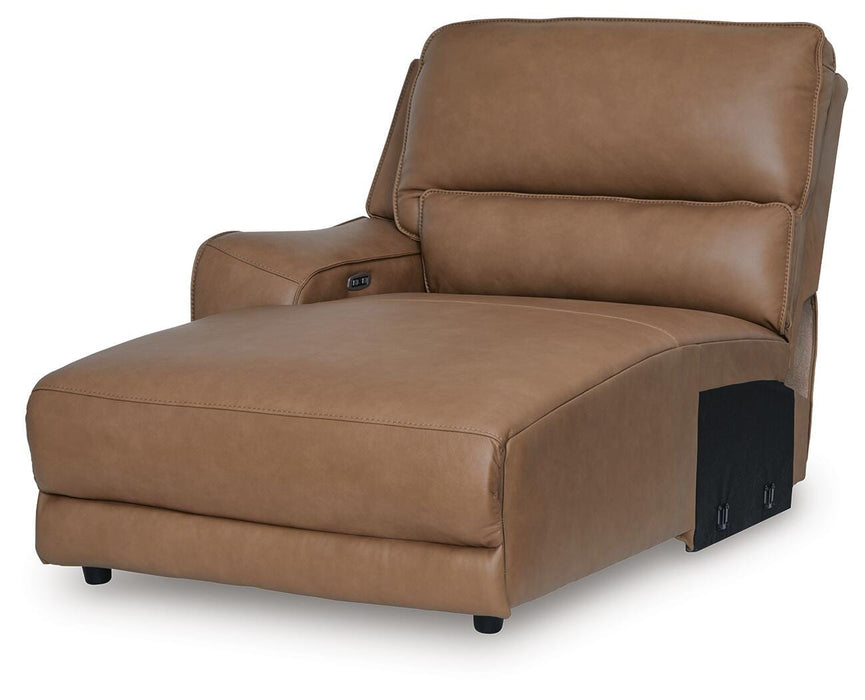 DeepWakes Power Reclining Sectional with Chaise - Venta Furnishings (San Antonio,TX)
