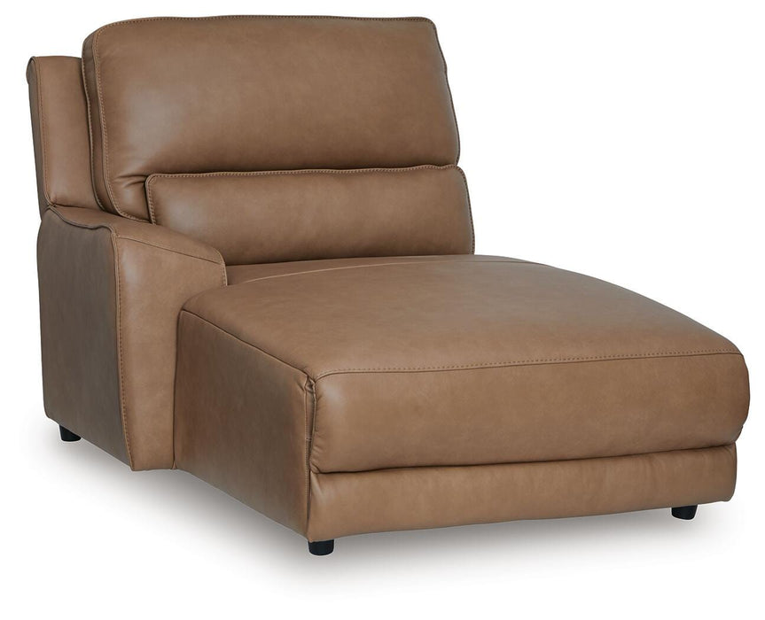 DeepWakes Power Reclining Sectional with Chaise - Venta Furnishings (San Antonio,TX)