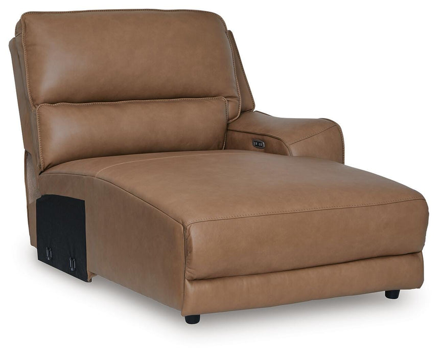 DeepWakes Power Reclining Sectional with Chaise - Venta Furnishings (San Antonio,TX)