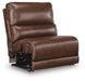 DeepWakes Reclining Sectional with Storage Console - Venta Furnishings (San Antonio,TX)