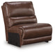 DeepWakes Reclining Sectional with Storage Console - Venta Furnishings (San Antonio,TX)