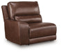DeepWakes Reclining Sectional with Storage Console - Venta Furnishings (San Antonio,TX)