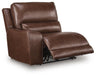 DeepWakes Reclining Sectional with Storage Console - Venta Furnishings (San Antonio,TX)