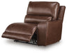 DeepWakes Reclining Sectional with Storage Console - Venta Furnishings (San Antonio,TX)