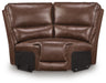 DeepWakes Reclining Sectional with Storage Console - Venta Furnishings (San Antonio,TX)