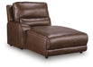 DeepWakes Power Reclining Sectional with Chaise - Venta Furnishings (San Antonio,TX)