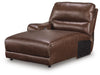 DeepWakes Power Reclining Sectional with Chaise - Venta Furnishings (San Antonio,TX)