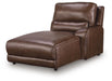 DeepWakes Power Reclining Sectional with Chaise - Venta Furnishings (San Antonio,TX)