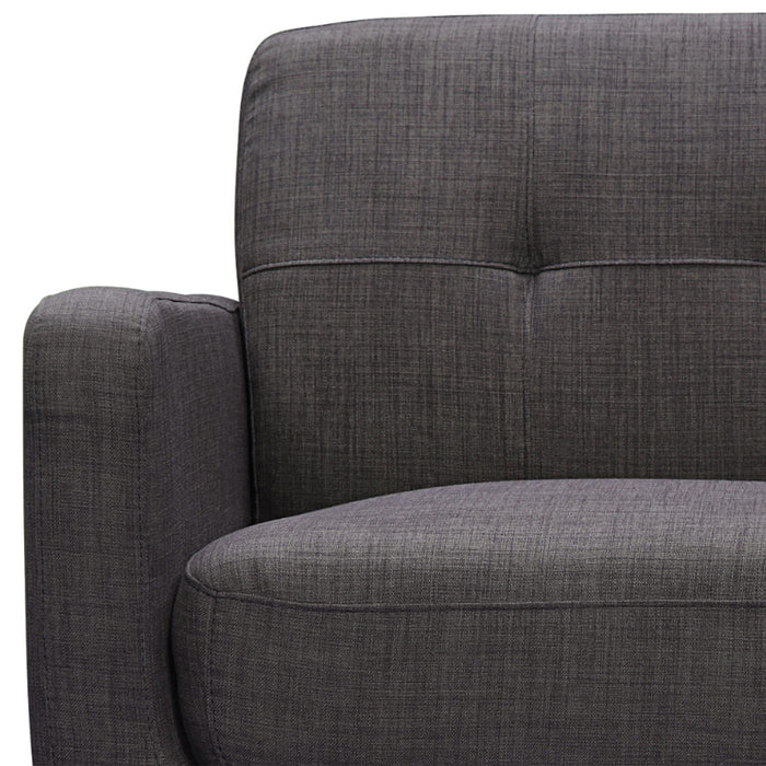 Hadley 4480 KD Sofa Heirloom Charcoal w/No Pillows - Venta Furnishings (San Antonio,TX)
