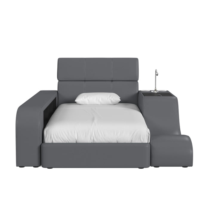 Valari Transformer Bed with Electronic Features - Venta Furnishings (San Antonio,TX)