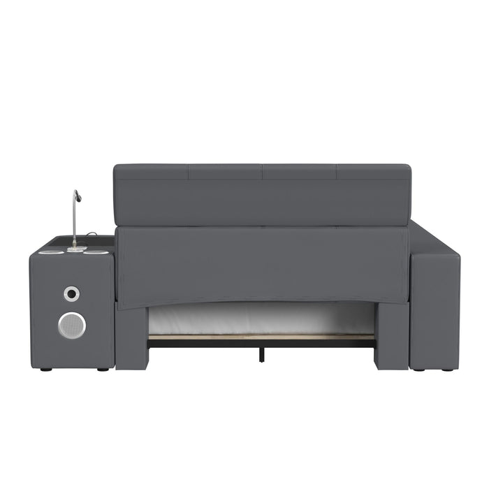 Valari Transformer Bed with Electronic Features - Venta Furnishings (San Antonio,TX)