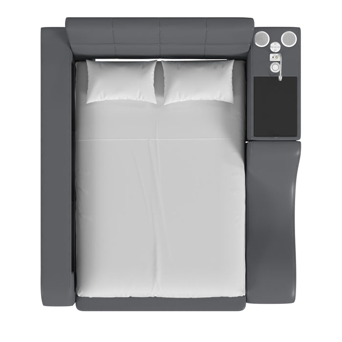 Valari Transformer Bed with Electronic Features - Venta Furnishings (San Antonio,TX)