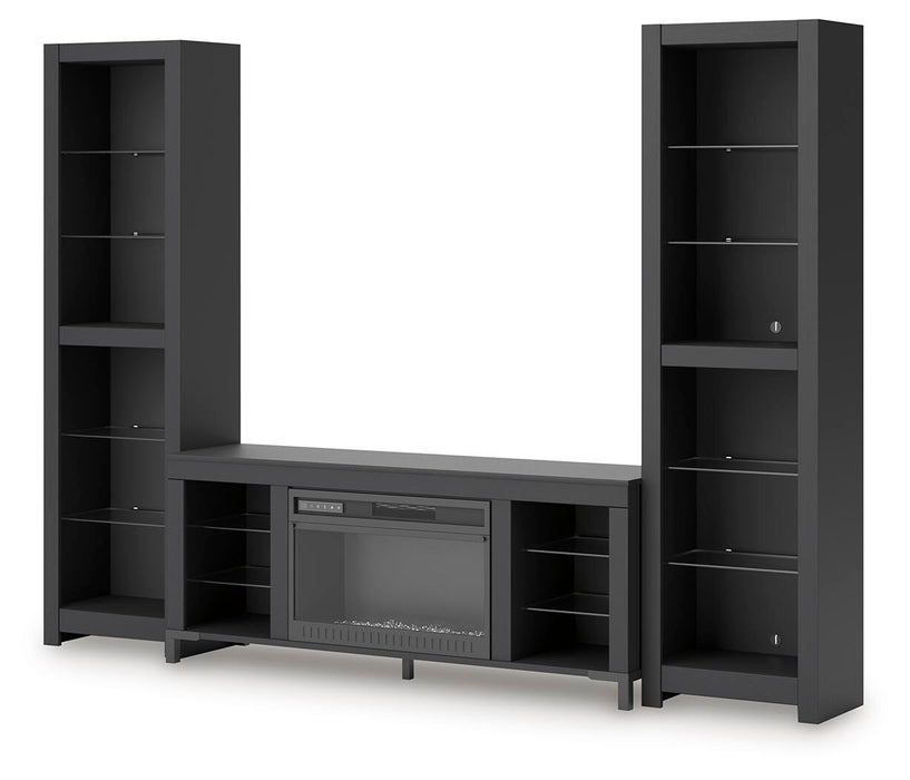 Cayberry Entertainment Center with Electric Fireplace - Venta Furnishings (San Antonio,TX)