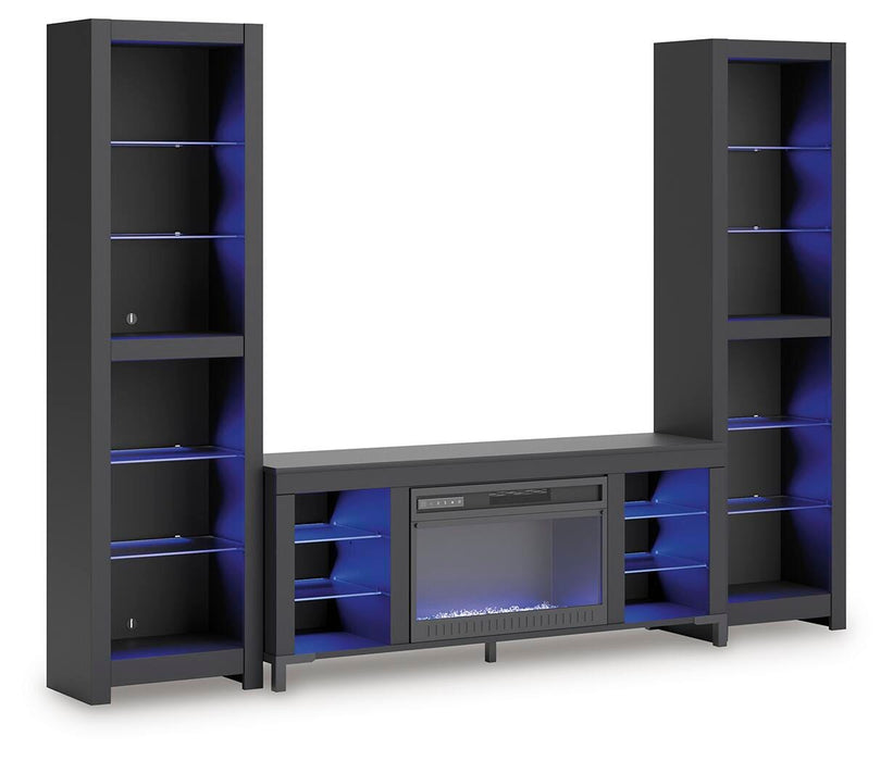 Cayberry Entertainment Center with Electric Fireplace - Venta Furnishings (San Antonio,TX)
