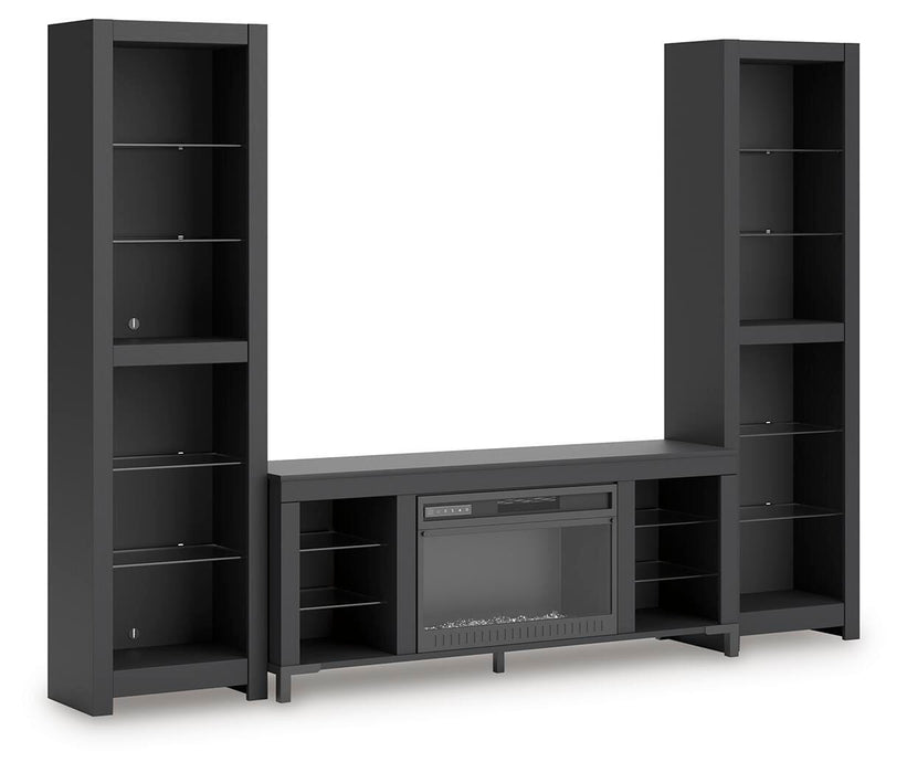 Cayberry Entertainment Center with Electric Fireplace - Venta Furnishings (San Antonio,TX)