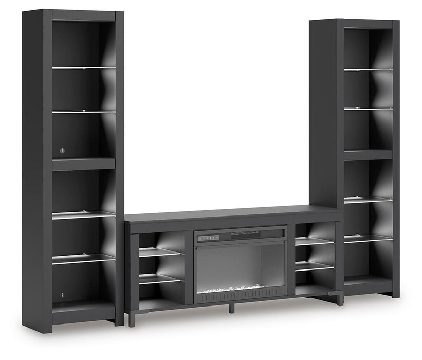 Cayberry Entertainment Center with Electric Fireplace - Venta Furnishings (San Antonio,TX)