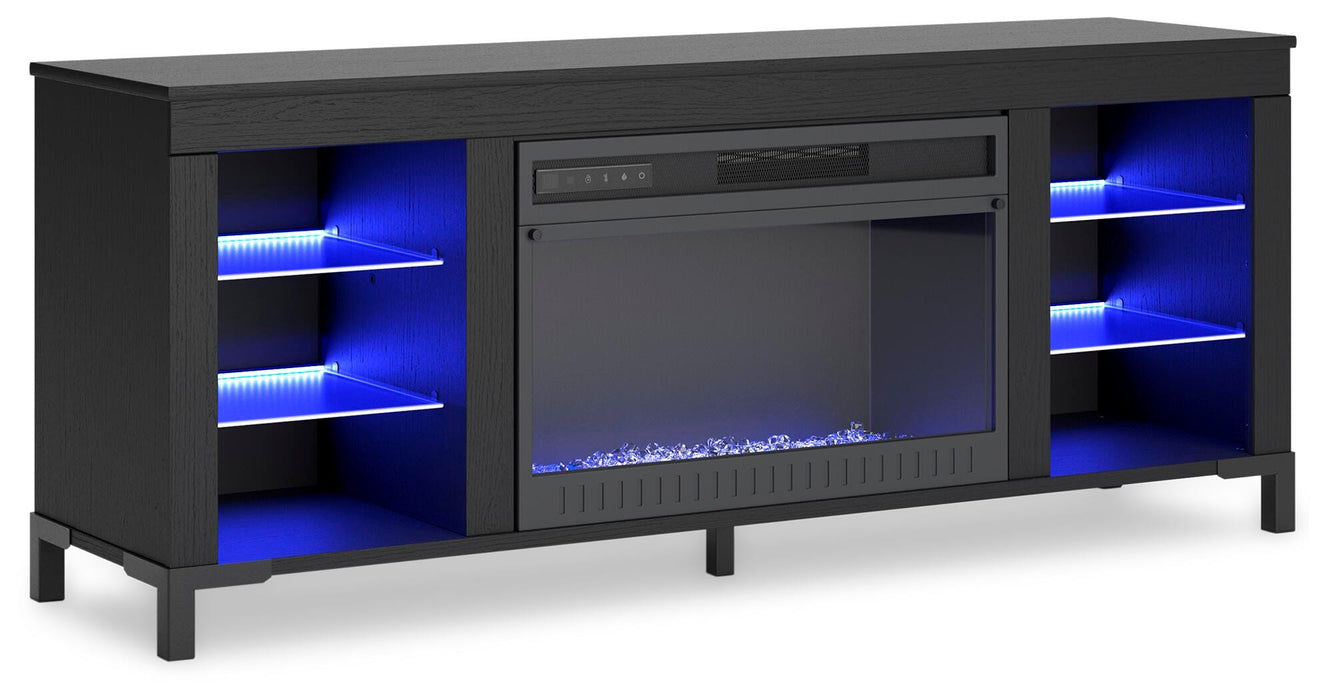 Cayberry 60" TV Stand with Electric Fireplace - Venta Furnishings (San Antonio,TX)