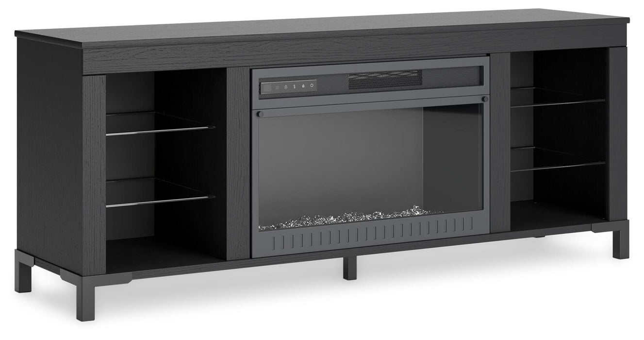 Cayberry 60" TV Stand with Electric Fireplace - Venta Furnishings (San Antonio,TX)