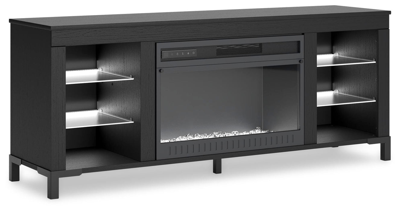 Cayberry 60" TV Stand with Electric Fireplace - Venta Furnishings (San Antonio,TX)