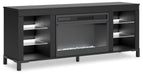 Cayberry 60" TV Stand with Electric Fireplace - Venta Furnishings (San Antonio,TX)