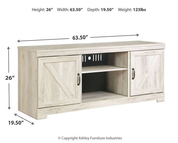 Bellaby 63" TV Stand with Fireplace