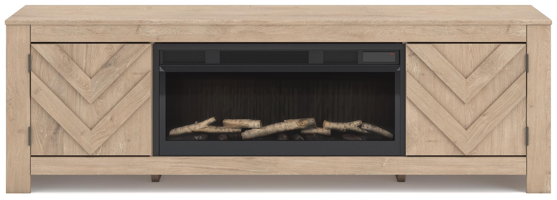 Cayboni 71" TV Stand with Electric Fireplace - Venta Furnishings (San Antonio,TX)