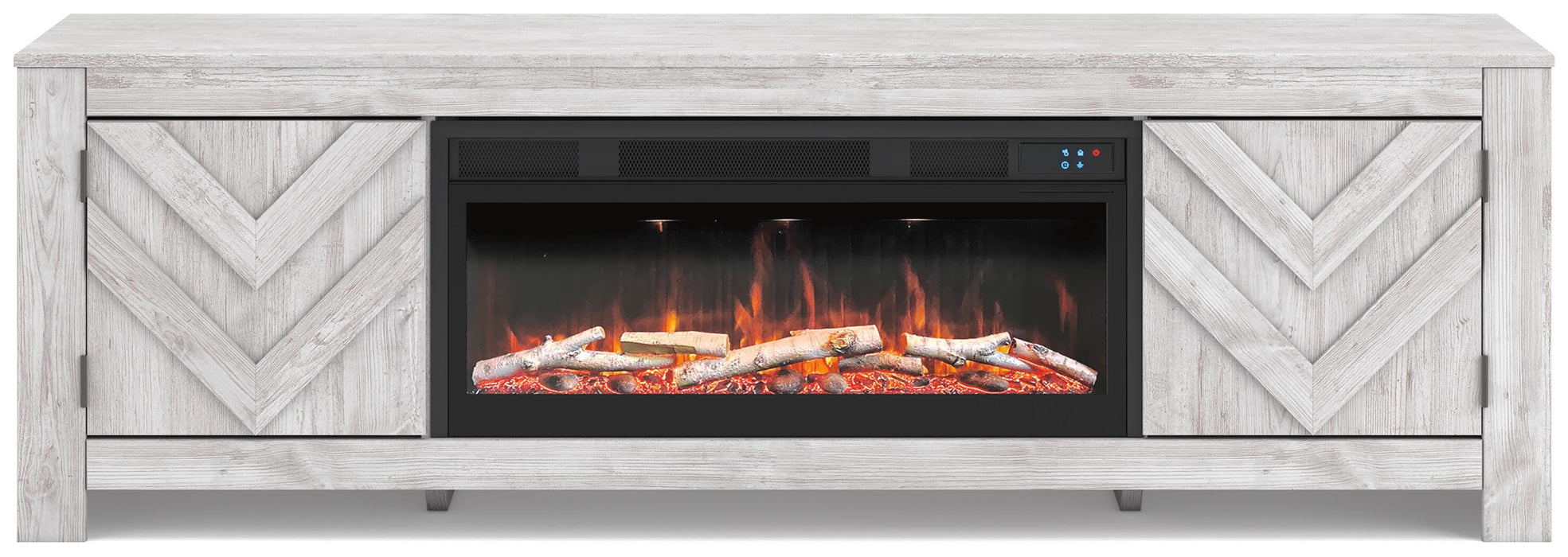 Cayboni 71" TV Stand with Electric Fireplace - Venta Furnishings (San Antonio,TX)
