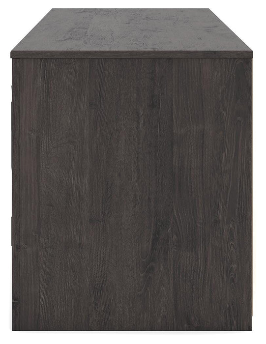 Cayboni 71" TV Stand with Electric Fireplace - Venta Furnishings (San Antonio,TX)