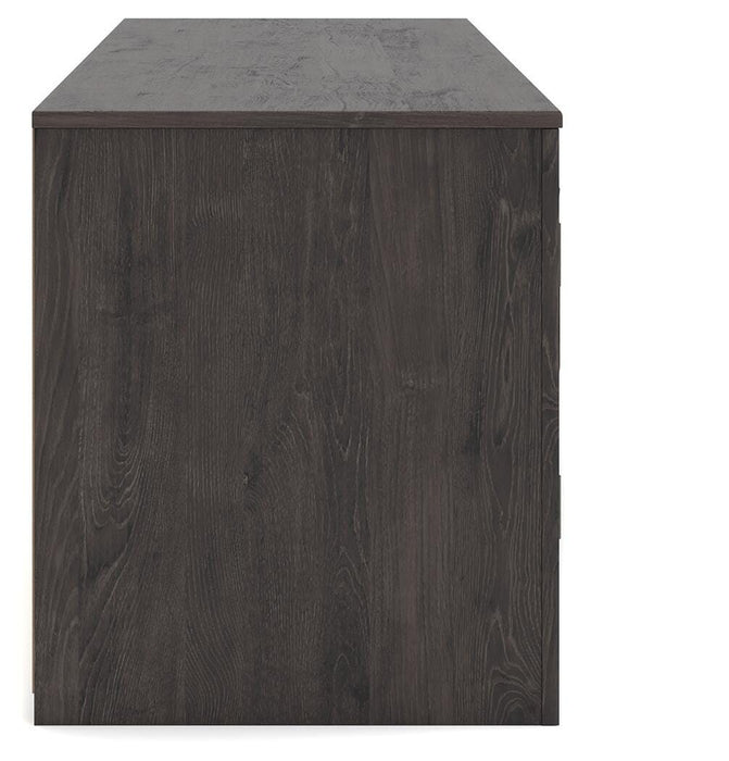 Cayboni 71" TV Stand with Electric Fireplace - Venta Furnishings (San Antonio,TX)