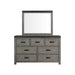 Wade 7-Drawer Dresser & Mirror Set - Venta Furnishings (San Antonio,TX)