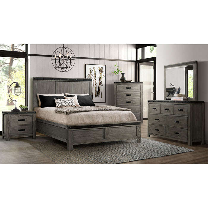 Wade 7-Drawer Dresser & Mirror Set - Venta Furnishings (San Antonio,TX)
