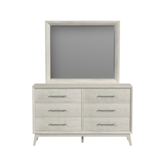 Westland Dresser and Mirror Set in Almond