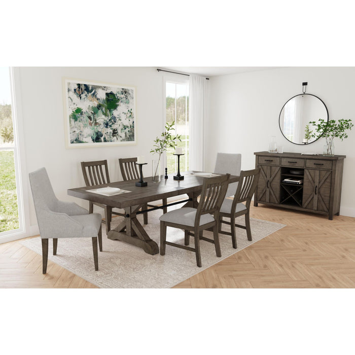 Yellowstone Standard Height Dining Set in Medium Brown-Table and Four Chairs