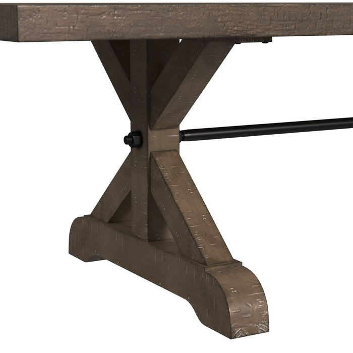 Yellowstone Standard Height Dining Set in Medium Brown-Table and Four Chairs