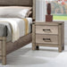 Crown Mark Furniture Matteo Tall Night Stand in Melamine image