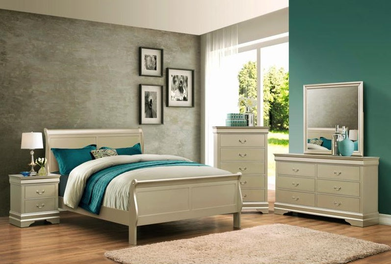 Crown Mark Louis Philip Chest in Champagne