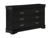 Crown Mark Furniture Louis Philip Dresser in Black image