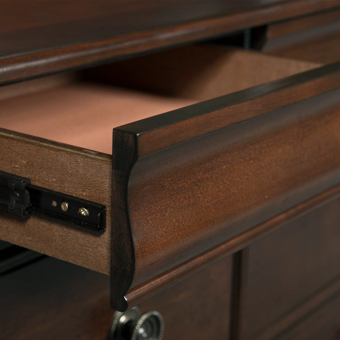 Cameron Cherry Sleigh Bedroom Set