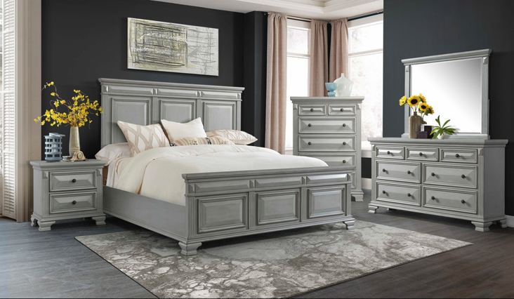 Elements International Calloway Grey Dresser in Grey