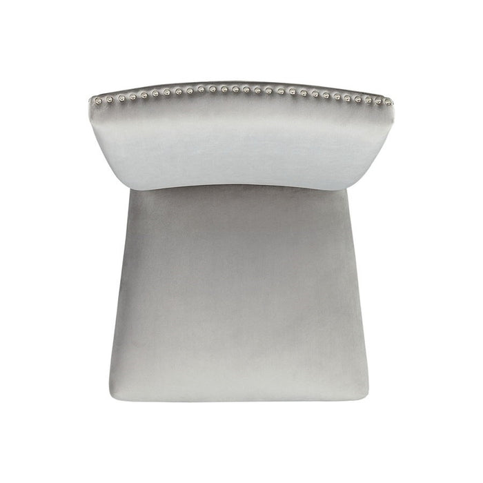 Elements International Francesca Counter Height Side Chair (Set of 2) in Grey